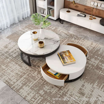 Luxury Classic Decorative Round Coffee Tables